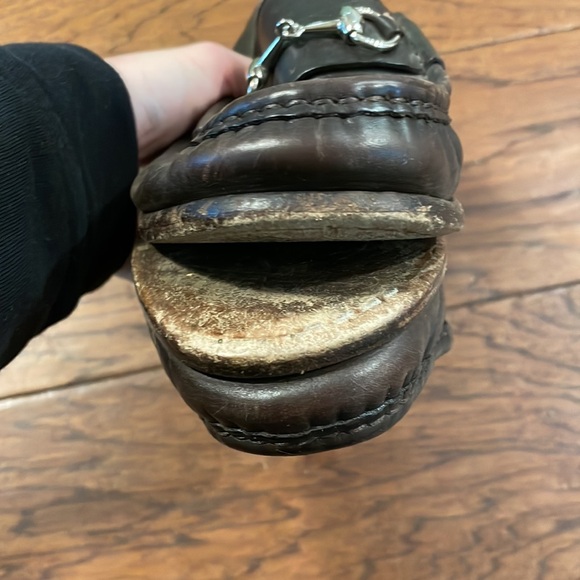 Gucci brown horsebit loafers. Size 8D - Picture 5 of 5